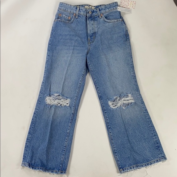 FREE PEOPLE Ranger Denim Kick Flare Jeans - 26 - Picture 7 of 8